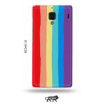 Tweakymod Printed Rainbow Colour Back Cover For Redmi 1S