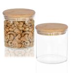 Pure Source India Transparent Glass Jars & Containers Standard500 Milliliters