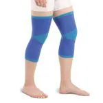 Flamingo Premium Knee Cap Support Brace for Pain Relief Unisex Heal Sports Injury and Reduce Inflammation Blue, Size-M