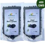 Farmbean Dried Seedless Black Currant 400Gms(pack of 2)|Black Grapes| Healthy Whole Dry Black Currant Candy | Black Rasins| Healthy & Tasty No Preservatives 100% Natural| High in Anti-Oxidants | Non-GMO Black Currants