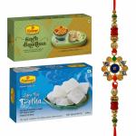 Haldiram's Nagpur Sneh Bandhan (Gift Box)Agra Taj Petha350gm With Premium Rakhi