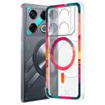 Fashionury Back Cover for Infinix GT 20 Pro Designer, Printed,Transparent,Flexible, Silicon -D3130