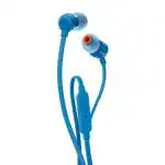 JBL T110 By Harman Wired In Ear Headphones With Mic(Blue)