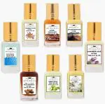 Menjewell Combo Pack 8PCS 3ML Attar Floral Attar (Sandalwood, Citrus, Chocolate, Musk, Fruity)