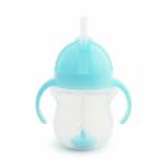 Munchkin Click Lock Weighted Flexi Straw Trainer Cup, Blue, 7 Ounces