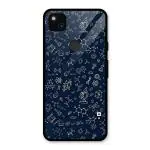 COVERS CART - Chemistry Doodle Art Glass Back Case for Google Pixel 4a