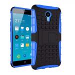 Heartly Meizu M1 Note Tpu, Polycarbonate Blue Back Case Cover