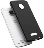 Multronics Black Rubber Back Cover Compatible With Motorola Moto Z2 Play