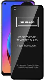 Ragro Black Edge To Edge Tempered Glass For Oppo Reno 7 5G