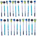 Neel Plastic Multicolor Beautiful Bts Theme Push Pencils Designer Lead Bullet For Kids - 3 Years And Up