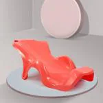 Dash Baby Bath Seat Smooth Toddler Bathing Chair for Use with or Without Bathtub | Infant Bathing Tub Sling (Bathtub not Included) | Baby Bathing Essentials for 0 to 9 Months Baby Boy and Girl (Pink)