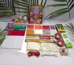 Bhakti2Shakti-Making Worship Special - Shree Satyanarayan Pooja Kit | Adhik maas satyanarayan katha saman | 1/2 meter cloth