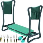 VOLTZ WB0001 Garden Kneeler and Seat - Foldable Garden Bench Stool with Soft Kneeling Pad, 6 Garden Tools, Tool Pouches and Gardening Glove for Men, Gardening Gifts for Women