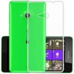 Casotec Soft TPU Back Case Cover for Microsoft Lumia 535 - Clear