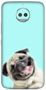 aadia Motorola Moto G5s Plus Matte Vinyl Pug Printed Mobile Skin Sticker with Scratch Resistant Lamination