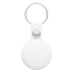 iFynd Mili - MiTag with Leather Keychain(White)