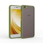 Lejaao Vivo Y53 Smoke Green Plastic Shock Absorbent Mobile Back Cover (7 x 1 x 16 cm)