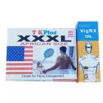 GIRIK MC Xxxl Cream + Vigrx Oil Combo (1Pack)