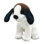 GOLDENHUB TOYS Plush Teddy Puppy Dog 20 Cm Cute, Plush/Soft Toy for Boys, Girls and Kids, Super-Soft, Safe, Great Birthday Gift (20 Cm_Cream/Coffee)