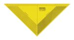Traceease Grindding Triangle Stencil Templates, Tailoring Tools & Accessories- Garment Stencils