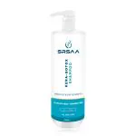 SRSAA Kera-Botox Shampoo for Damaged & Frizzy Hair | Infused with Essential Proteins like Argan, Keratin and Almond Oil Blend for Deep Nourishment | Restores Hair Structure, Adds Shine & Smoothness | Anti-Frizz, Strengthening Care - 1000ml