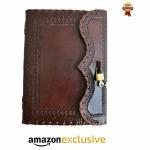pranjals house Brown Leather Handmade Diary 100 Pages