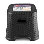 Cello Classic Perfect Posture Plastic Stool, Small, Black