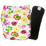Babymoon Multicolor Washable Reusable Cloth Diaper Pocket With Insert 2 pcs