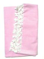 SHISHIR [Feel Different] Bhagalpuri Handloom 100% Pure Cotton chadar ,Baby Pink, (240*130 cm)