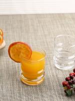 Smartserve Twist Water/Juice Glass Set, 160ml, Set of 6, Transparent