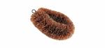 Palmera Rust-Free Stainless Steel Wire Vegetable Scrub Natural Coir Bristles Tawashi Brush (Brown, 12 x 9 cm)