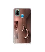 Casotec Flower Metal Design Printed Silicon Soft TPU Back Case Cover for Infinix Smart 5A