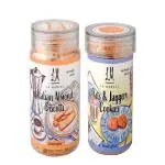 LE MARCEL Combo Pack of Italian Almond Biscotti - 120gm and Oats and Jaggery Cookies - 175gm - Baked, Crunchy & Tasty Gourmet Snacks