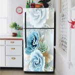 Bnezz Self Adhesive Fridge Sticker & Refrigerator Sticker (FrozenLotus) Pack Of 1 Roll (60x160)cm Suitable For All Double Door and Single Door Refrigerator