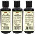 Khadi Herbal Shikakai Herbal Shampoo, Herbal shampoo, Khadi Shampoo, Damage Repair, Daily Care, Frizz Control For Men and Women 630 ml (Pack of 3)