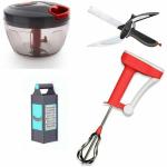 ODD M EVEN Quick Handy Chopper, Blender, Cutter and Grater Kitchen Tool Set