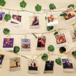 SpecialYou.in LED Photo Clip String Lights for Home Decoration Items with Artificial Green Vines for Aesthetic Room Decorations- 2 Items