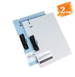 RONTENO File Pad A4 360 Over Flip Writing Pad Waterproof Clipboards File Folder(2 Pics, Multi-Color)