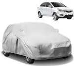 Carnest Car Cover For Tata Zest (With Mirror Pockets) (Silver)