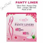 Cailin Care Aloevera infused Daily Use Panty Liner for Women (Pack of 60 Large Liners) (Large Size - 180mm)