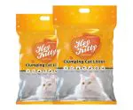 Caredom Combo Offer - Hey Kitty Cat Litter Bentonite with Lavender Fresh Scent | Quick & Strong Clumping | Ultra Odor Lock | Easy Scooping | Superior Absorbency (Cat Litter 10kg Offer)