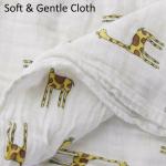 Pindia 3 Pc Cotton Baby Wrapper Cloth Muslin Swaddler Blanket Bath Towel- Random Design, Color