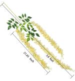 NOVELTY ENTERPRISES-Vrb Dec Polyester 43.2Ft Artificial Wisteria Vine