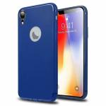 EDGEKART Apple iPhone XR, 10R Blue Rubber Soft Silicone with Anti Dust Plug Shockproof Slim Back Case Cover,MOBILE COVER|FLIP COVER| BACK COVER| MOBILE COVER|MOBILE CASE