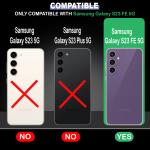 Casotec Back Cover for Samsung Galaxy S23 FE 5G | Full Camera Protection | Liquid Silicon Case | Flexible Bumper Case for Samsung Galaxy S23 FE 5G (Purple)