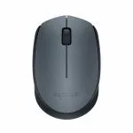Logitech M170 Wireless Mouse, 2.4 GHz with USB Mini Receiver, Optical Tracking, 12-Months Battery Life, Ambidextrous PC/Mac/Laptop - Black/Grey