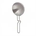 Stainless Steel Tadka Pan with Handle Unbreakable Heavy Gauge and , MultiColour (pack of 1)