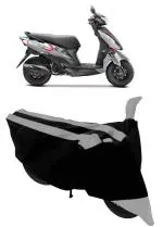 GANPRA Presents Suzuki Let's Water Resistant - Dust Proof - Full Bike / Scooty Two Wheeler Body Cover (GREY STRIPES)