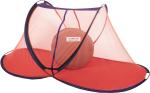 Kunkun Red Polyester Maharani Single Bed Tent Mosquito Net for Adults|NET | Good Night |Mosquito Net |Bed |bedbugs |mouse trap |bed bugs |orkin |