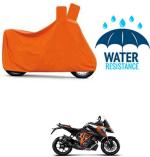 RONISH Waterproof Two Wheeler Cover for KTM (Orange) 1290 Super Duke GT
